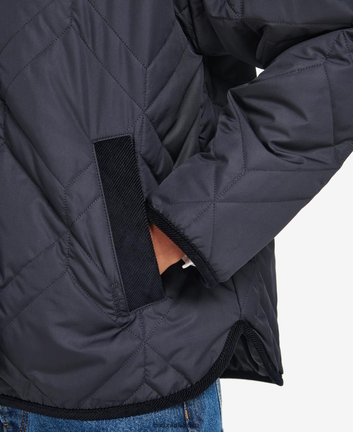 apranga Barbour Barrhead dygsniuotas šepetėlis tamsus laivynas/senovinė tuopa moterys 6F6D801425