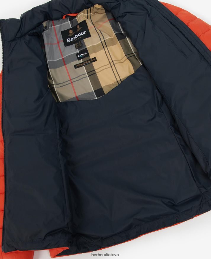 apranga Barbour Blencarn dygsniuotas švarkas ugnis / tamsus laivynas / suknelė moterys 6F6D801459