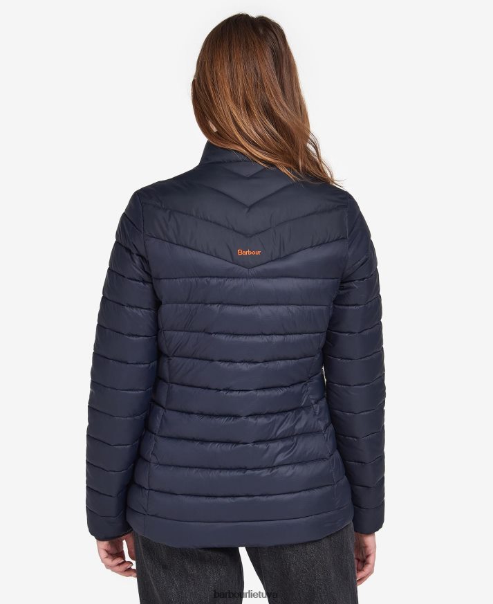 apranga Barbour Blencarn dygsniuotas švarkas ugnis / tamsus laivynas / suknelė moterys 6F6D801499