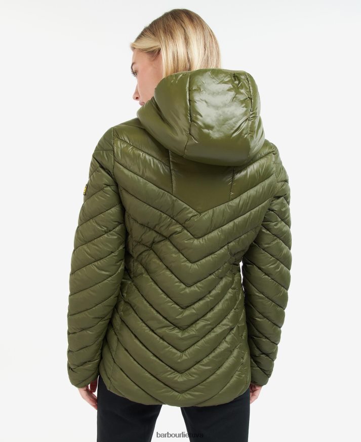 apranga Barbour Cosford dygsniuotas švarkas klasikinis juodas moterys 6F6D801476