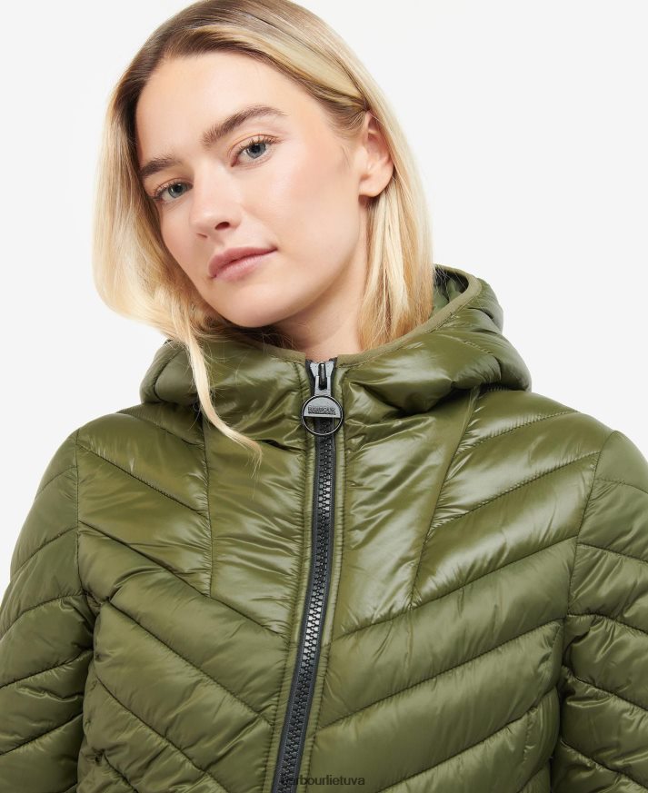 apranga Barbour Cosford dygsniuotas švarkas klasikinis juodas moterys 6F6D801476