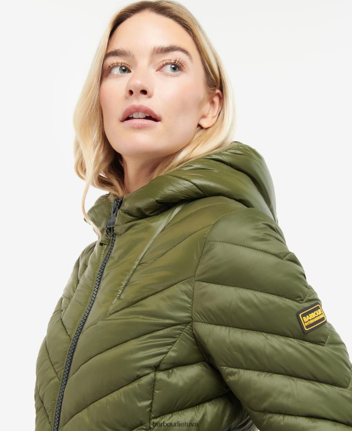 apranga Barbour Cosford dygsniuotas švarkas klasikinis juodas moterys 6F6D801476