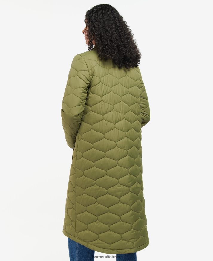 apranga Barbour Daria dygsniuotas švarkas lengvas tranšėjos moterys 6F6D801420