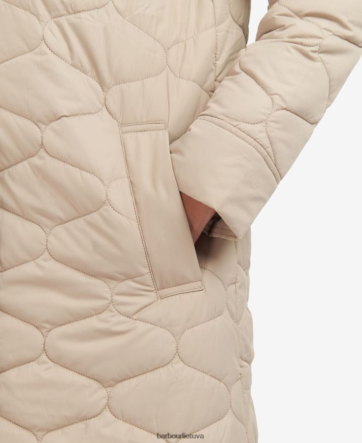 apranga Barbour Daria dygsniuotas švarkas lengvas tranšėjos moterys 6F6D801434