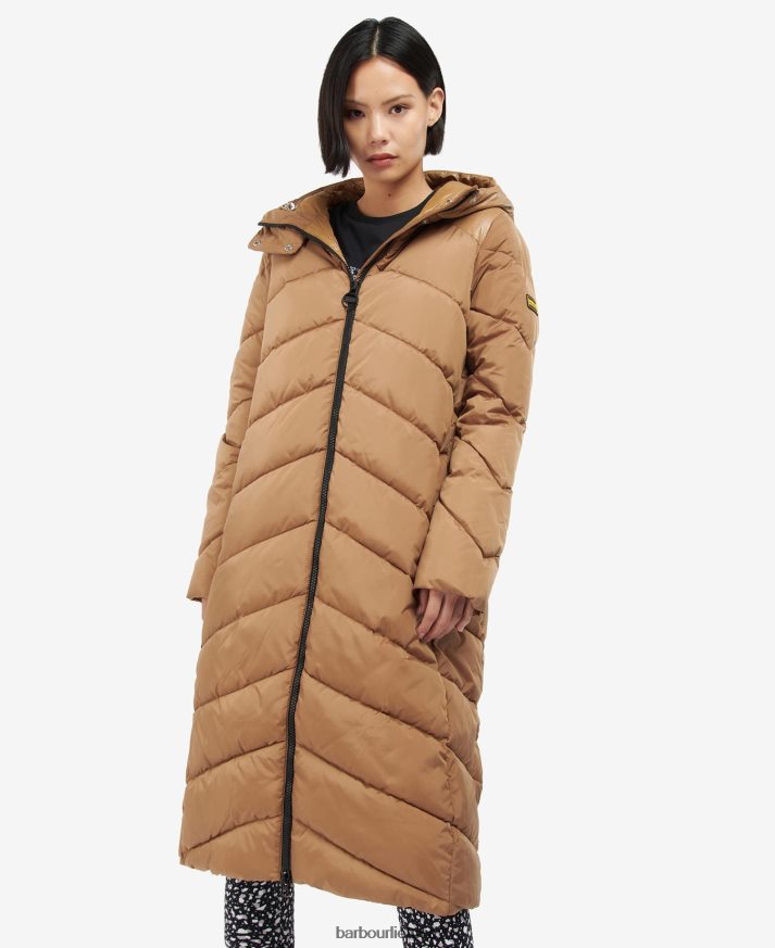 apranga Barbour Homerun dygsniuotas švarkas sudegęs pelenas moterys 6F6D801522