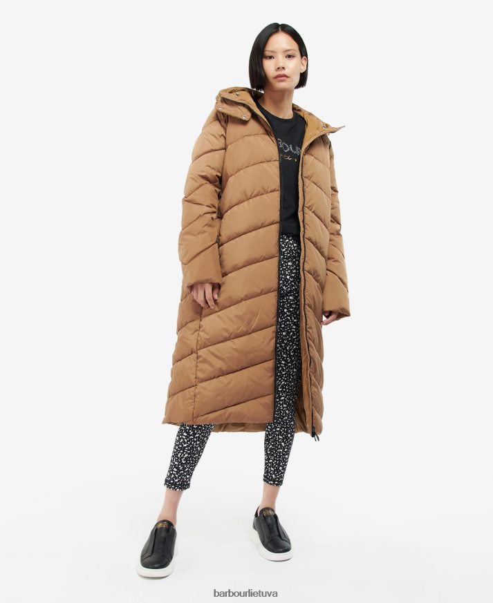 apranga Barbour Homerun dygsniuotas švarkas sudegęs pelenas moterys 6F6D801522