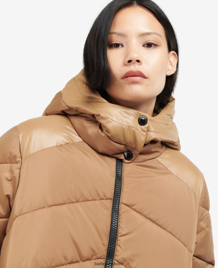 apranga Barbour Homerun dygsniuotas švarkas sudegęs pelenas moterys 6F6D801522