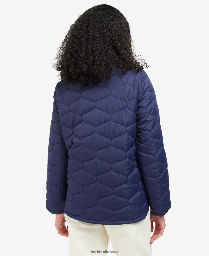 apranga Barbour Leilani dygsniuotas švarkas amžinas rašalas moterys 6F6D801498