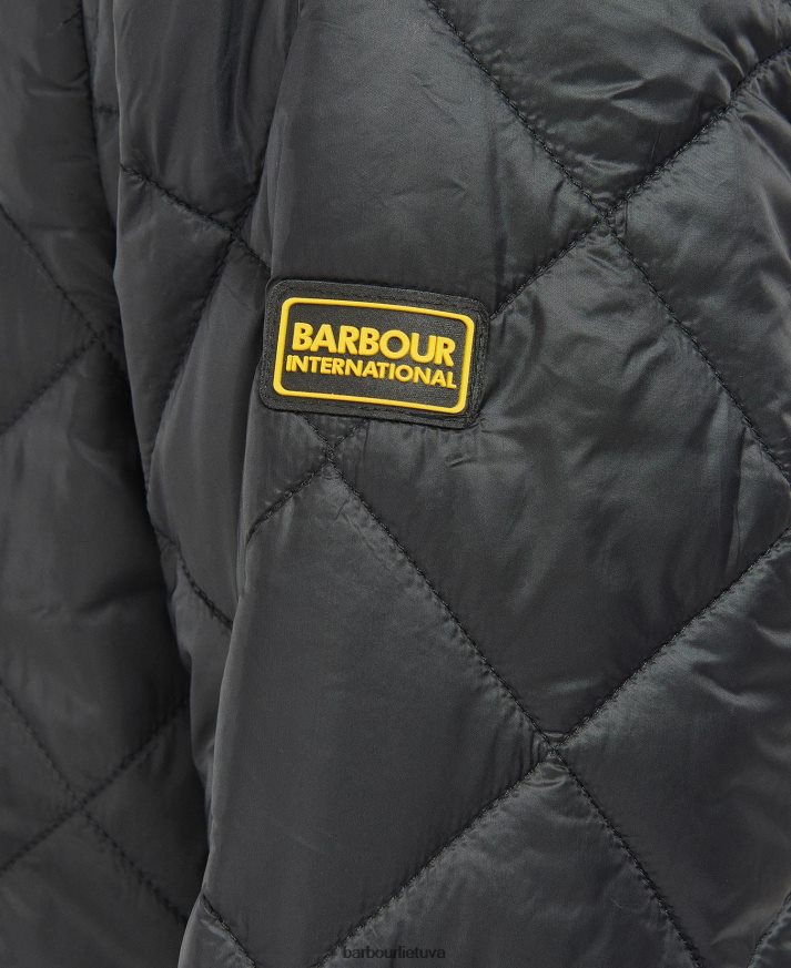 apranga Barbour Rockhampton dygsniuotas švarkas sudegęs pelenas moterys 6F6D801473