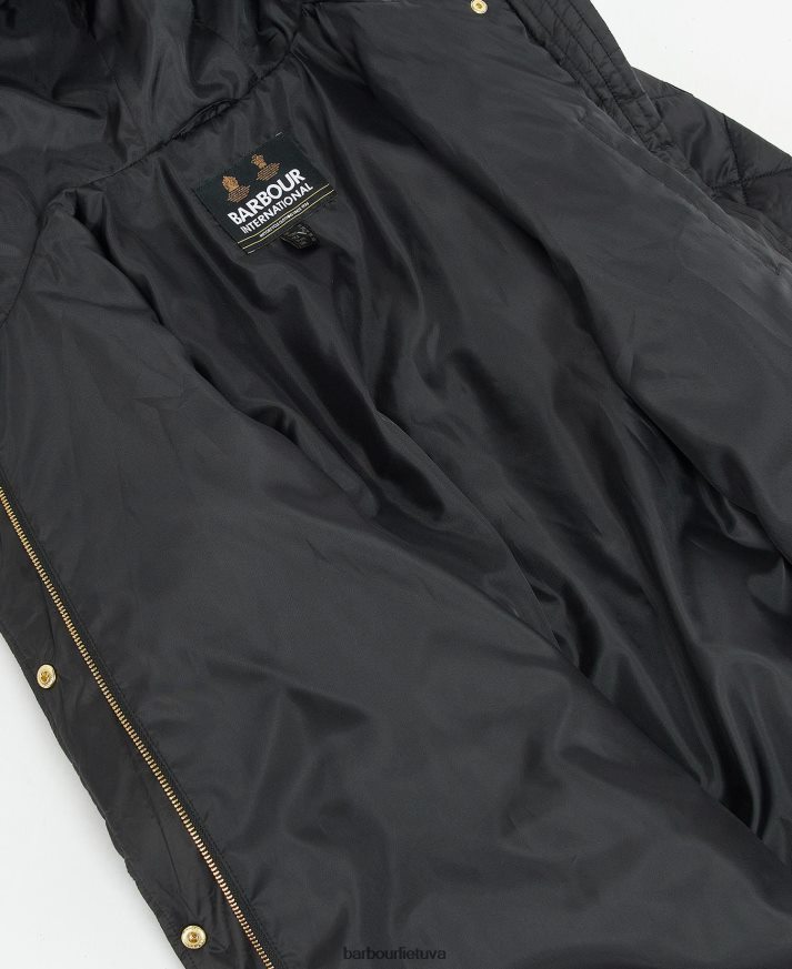 apranga Barbour Rockhampton dygsniuotas švarkas sudegęs pelenas moterys 6F6D801473