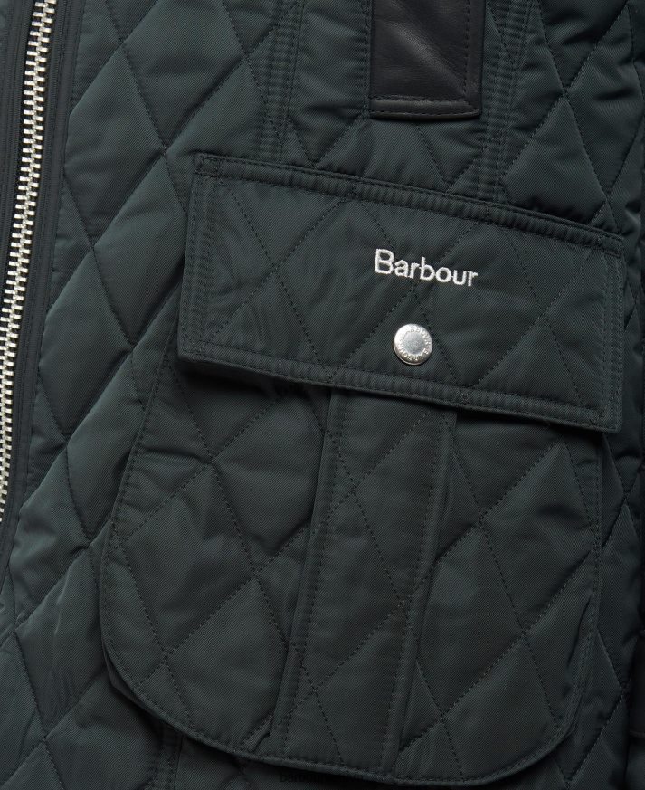 apranga Barbour aukščiausios kokybės beadnell dygsniuotas švarkas alyvuogių/senovinių moterys 6F6D801481