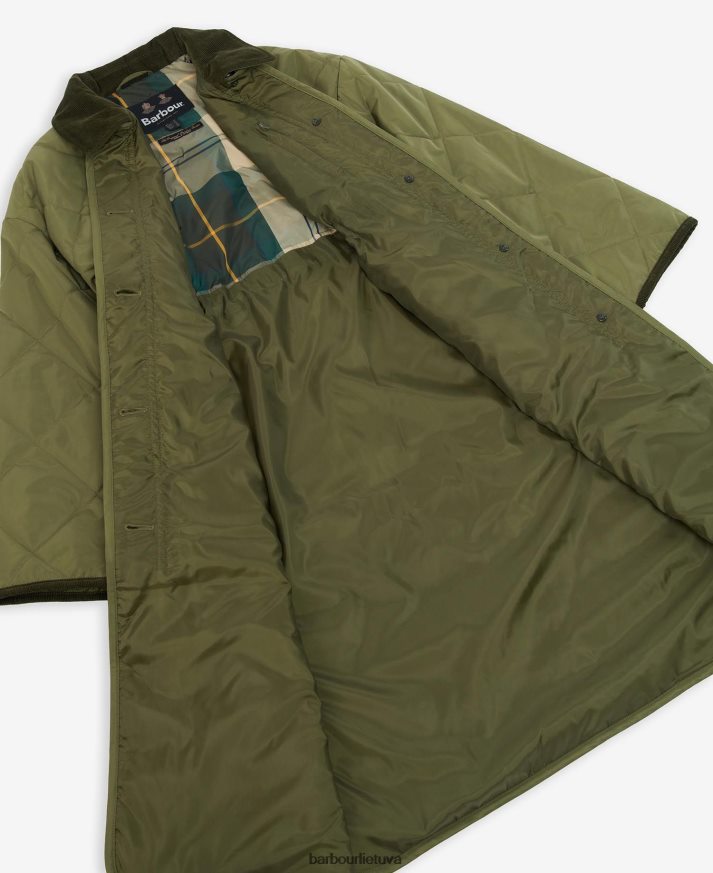 apranga Barbour bonnyrigg dygsniuotas švarkas šiltas įdegis / prislopintas moterys 6F6D801450