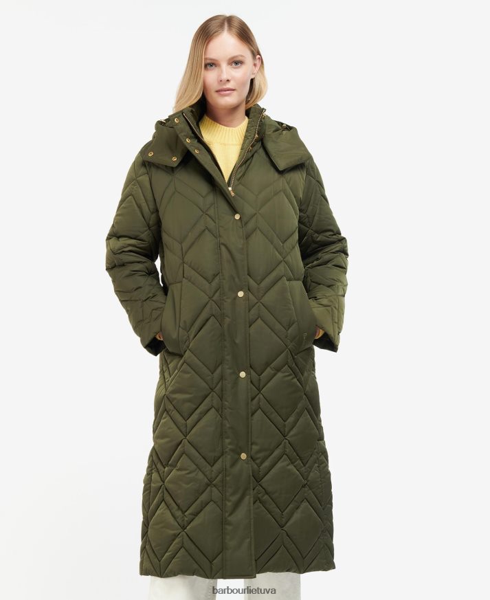 apranga Barbour cassius dygsniuotas švarkas juodas/senovinis paparčio tartanas moterys 6F6D801442