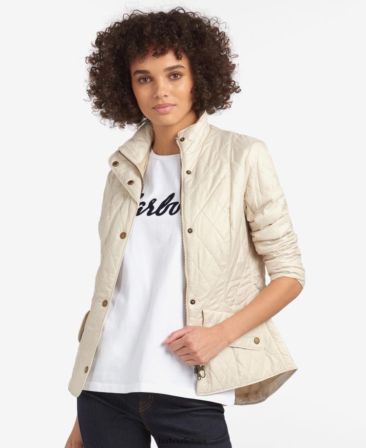 apranga Barbour dygsniuota striukė su sklandytuvu juodas akmuo moterys 6F6D801501