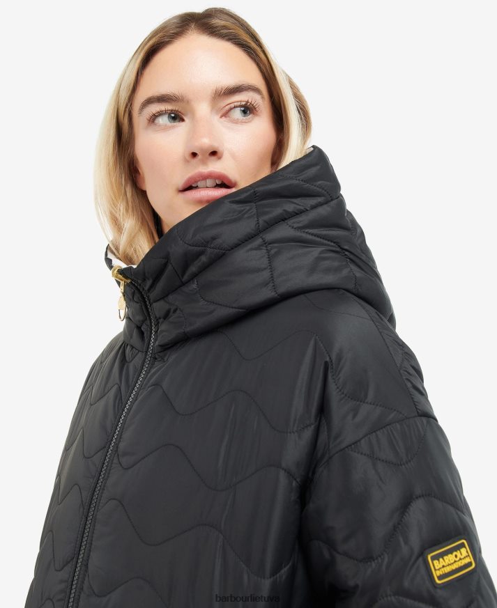 apranga Barbour fenway apverčiama dygsniuota striukė portobello/cayenne/bellini moterys 6F6D801484