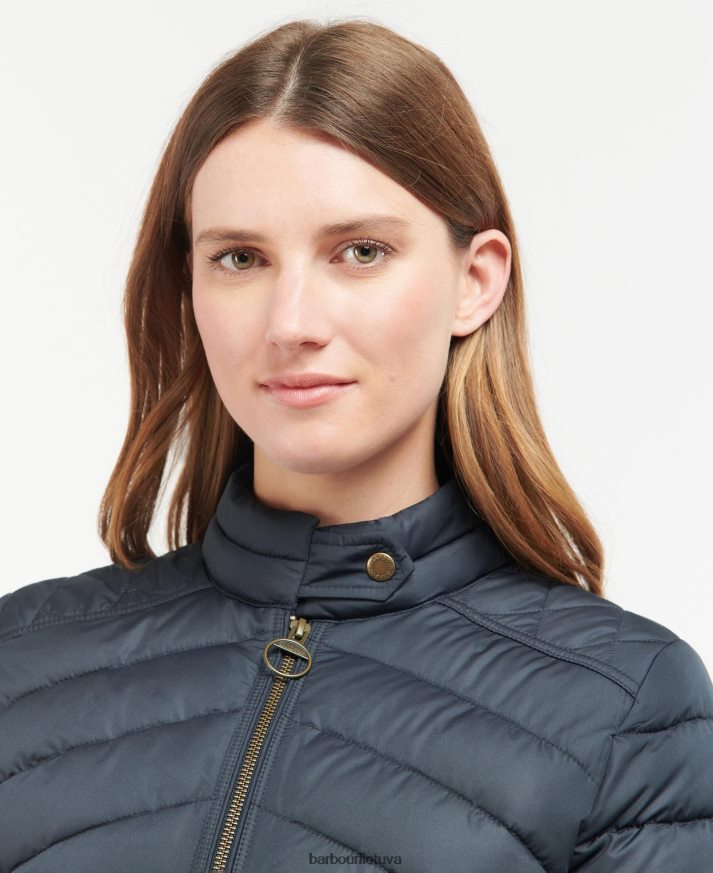 apranga Barbour ištemptas kavalerijos dygsniuotas švarkas alyvuogių / alyvuogių marlas moterys 6F6D801424