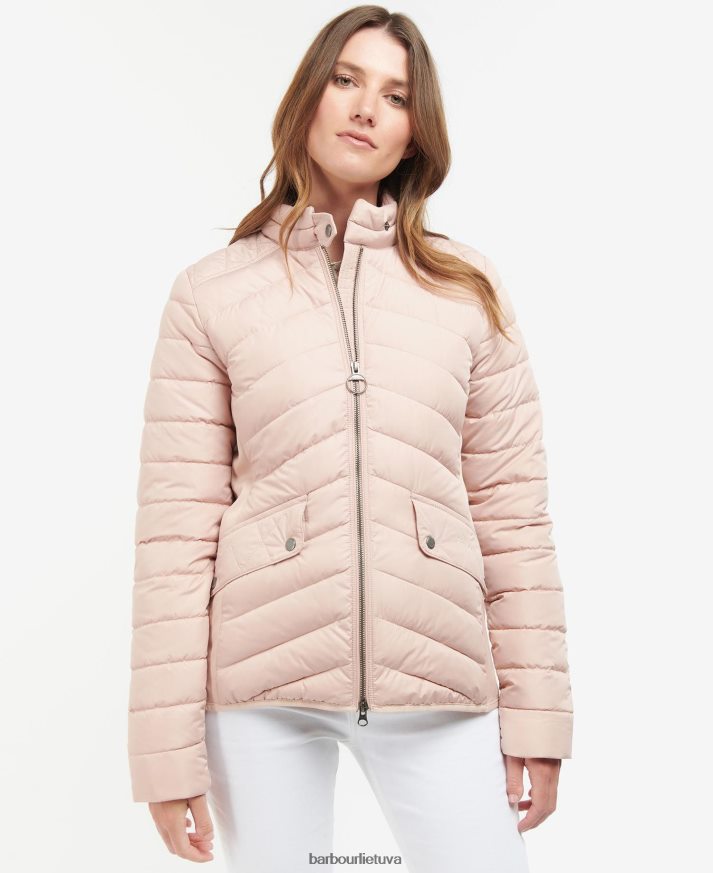 apranga Barbour ištemptas kavalerijos dygsniuotas švarkas alyvuogių / alyvuogių marlas moterys 6F6D801437