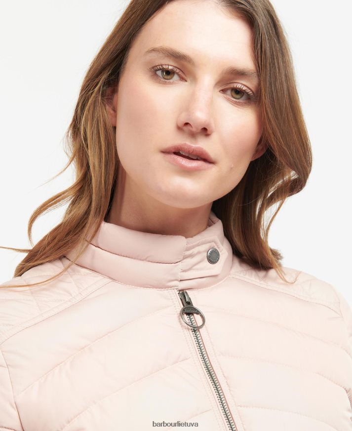 apranga Barbour ištemptas kavalerijos dygsniuotas švarkas alyvuogių / alyvuogių marlas moterys 6F6D801437