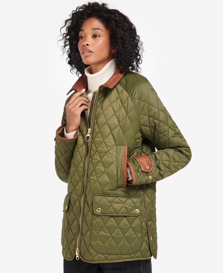 apranga Barbour kelham dygsniuotas švarkas juoda/senovinė moterys 6F6D801462