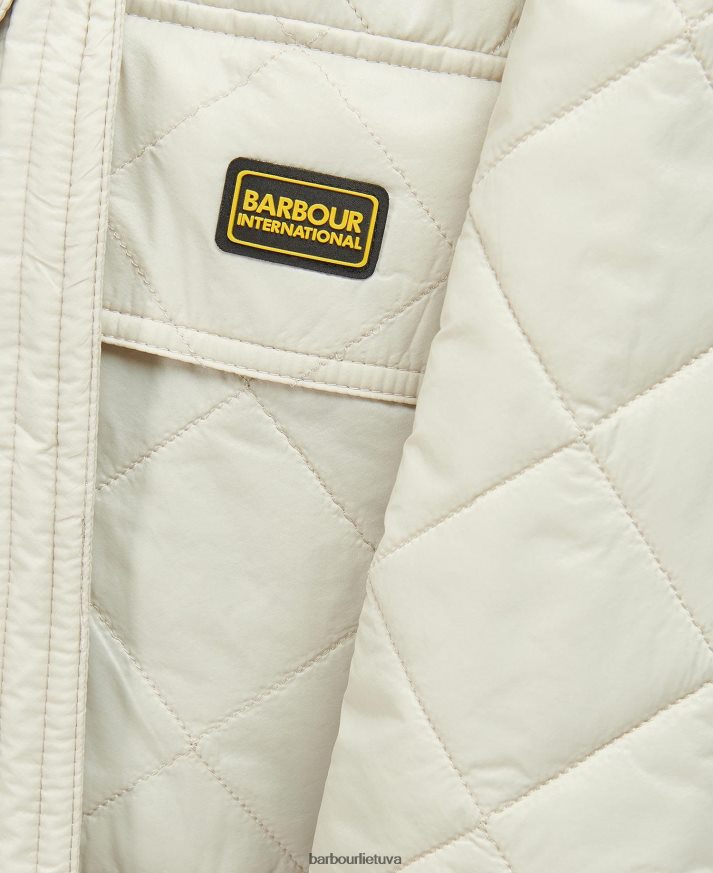 apranga Barbour kiškio medžio dygsniuota striukė rūkas moterys 6F6D801454