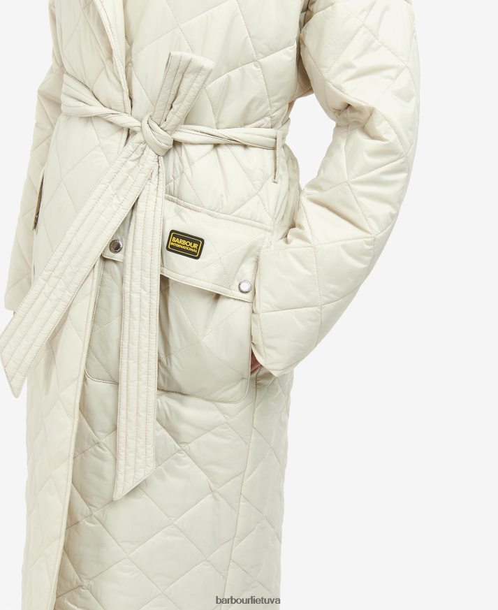 apranga Barbour kiškio medžio dygsniuota striukė rūkas moterys 6F6D801454