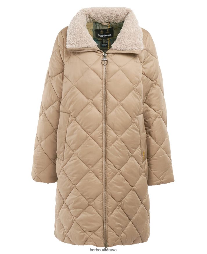 apranga Barbour kilmory dygsniuotas švarkas paparčio lapas/klasikinis tartanas moterys 6F6D801513