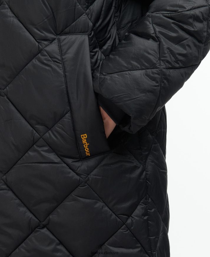 apranga Barbour kilmory dygsniuotas švarkas paparčio lapas/klasikinis tartanas moterys 6F6D801516