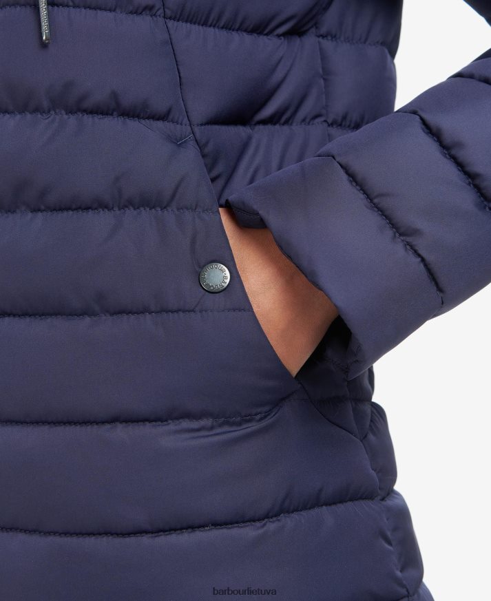 apranga Barbour koraline dygsniuotas švarkas rožinis punšas moterys 6F6D801423