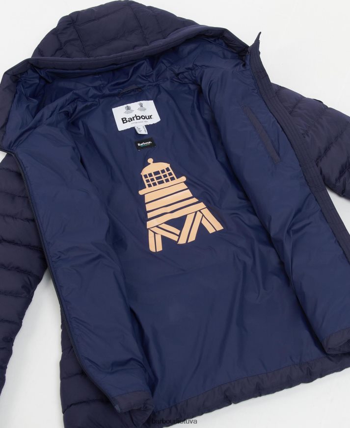 apranga Barbour koraline dygsniuotas švarkas rožinis punšas moterys 6F6D801423