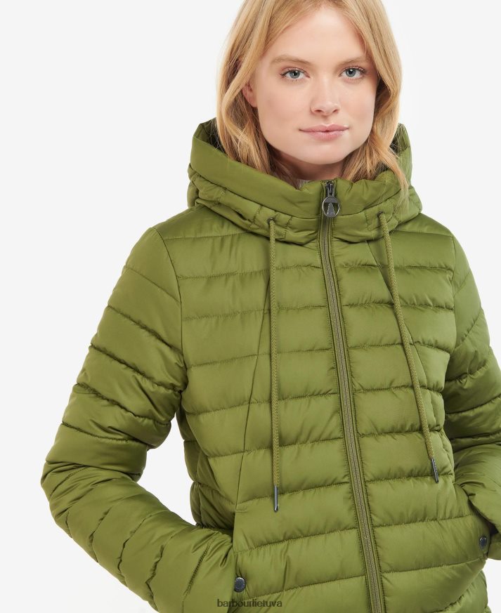 apranga Barbour koraline dygsniuotas švarkas rožinis punšas moterys 6F6D801467