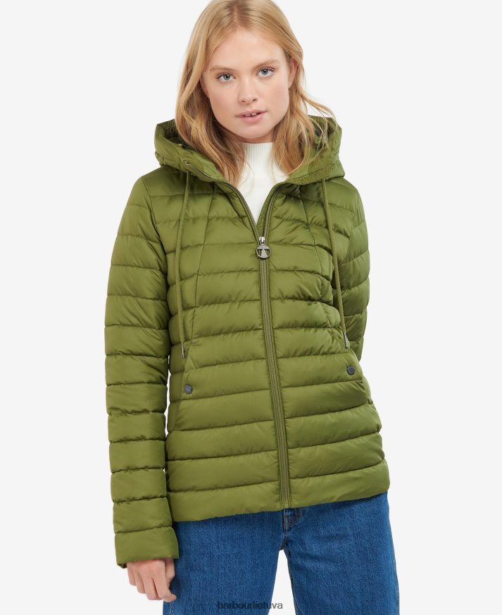 apranga Barbour koraline dygsniuotas švarkas rožinis punšas moterys 6F6D801467