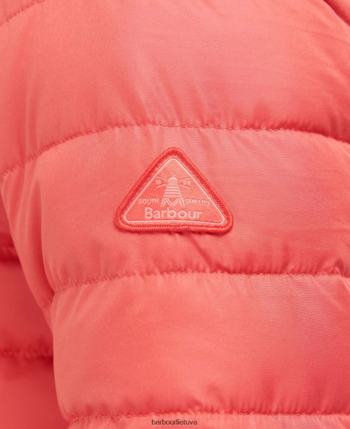 apranga Barbour koraline dygsniuotas švarkas rožinis punšas moterys 6F6D801472