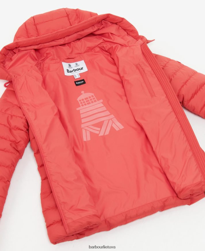 apranga Barbour koraline dygsniuotas švarkas rožinis punšas moterys 6F6D801472