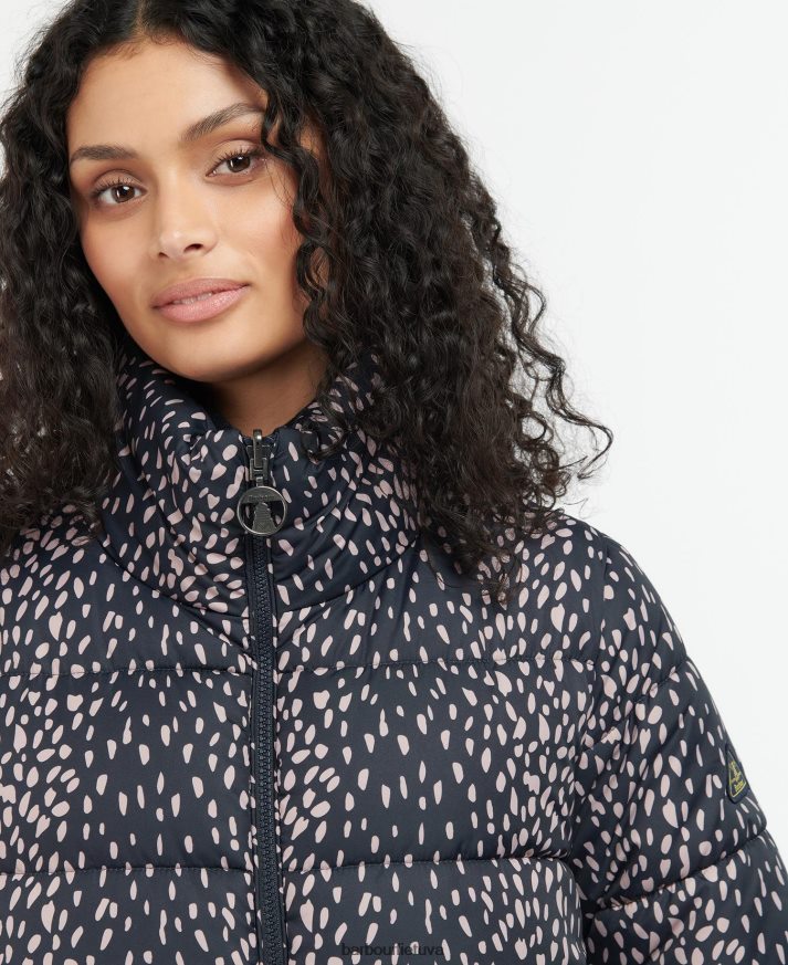 apranga Barbour marin dygsniuota striuke tamsus navy elnias/tamsus laivynas moterys 6F6D801448