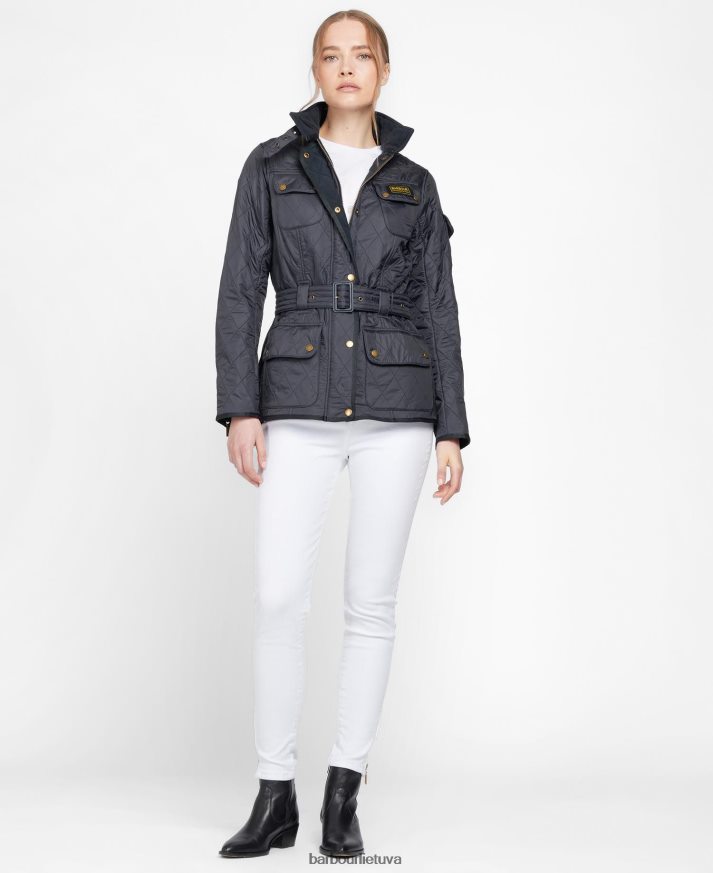 apranga Barbour tarptautinė polarquilt striukė karinis jūrų laivynas moterys 6F6D801436