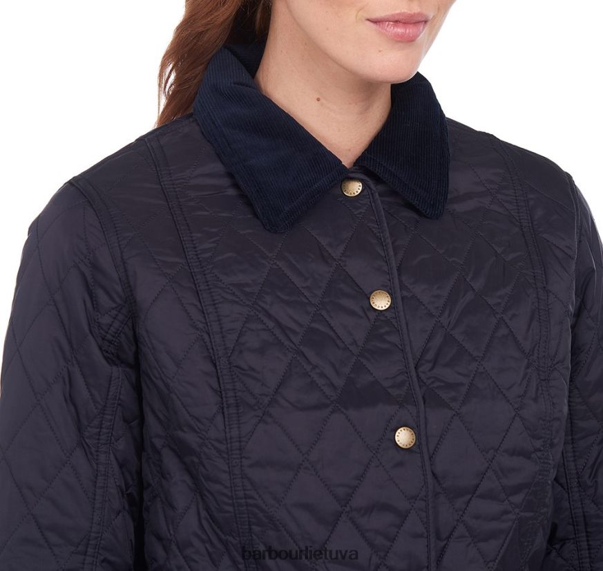 apranga Barbour vasarinė liddesdale dygsniuota striukė laivynas / perlas moterys 6F6D801409