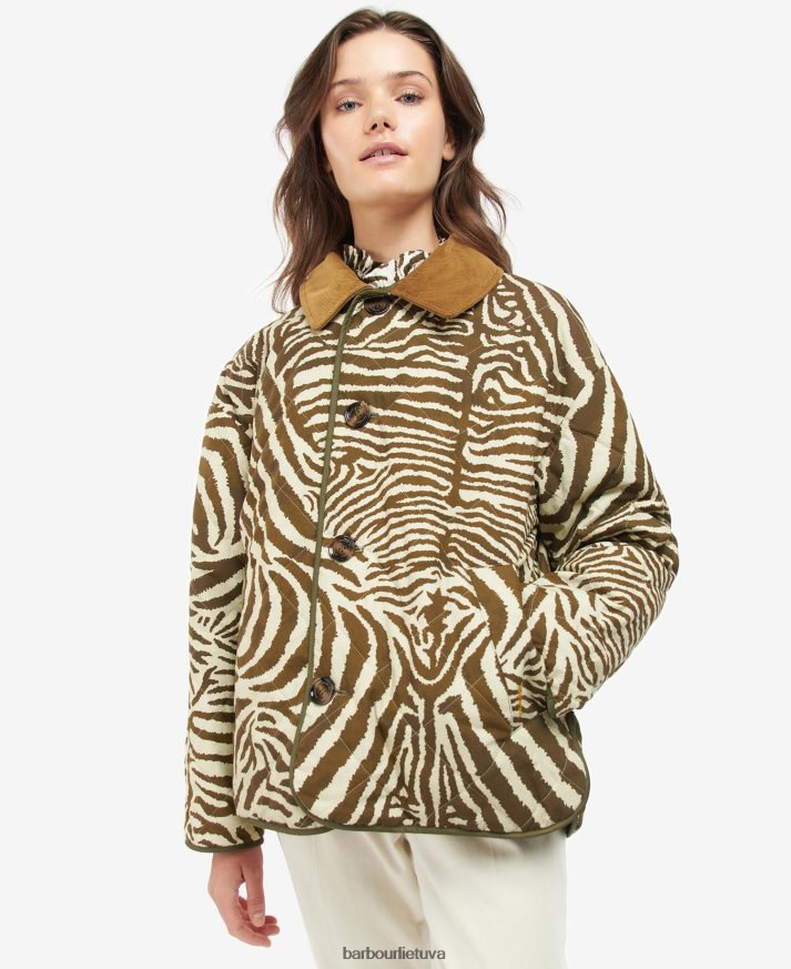 apranga Barbour x House of Hackney gransden apverčiama dygsniuota striukė tamsus laivynas/limerence/dangus moterys 6F6D801461