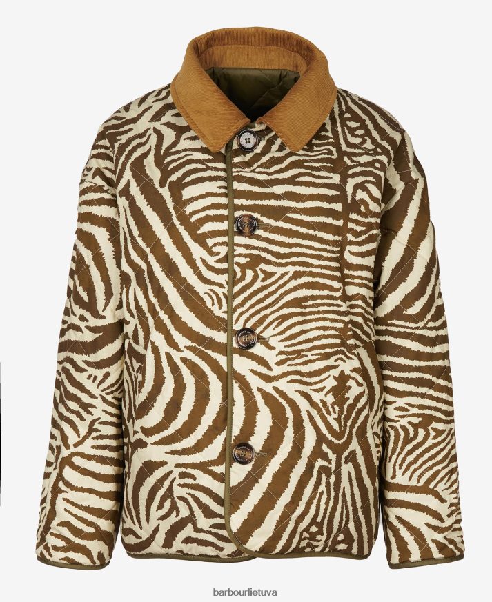 apranga Barbour x House of Hackney gransden apverčiama dygsniuota striukė tamsus laivynas/limerence/dangus moterys 6F6D801461