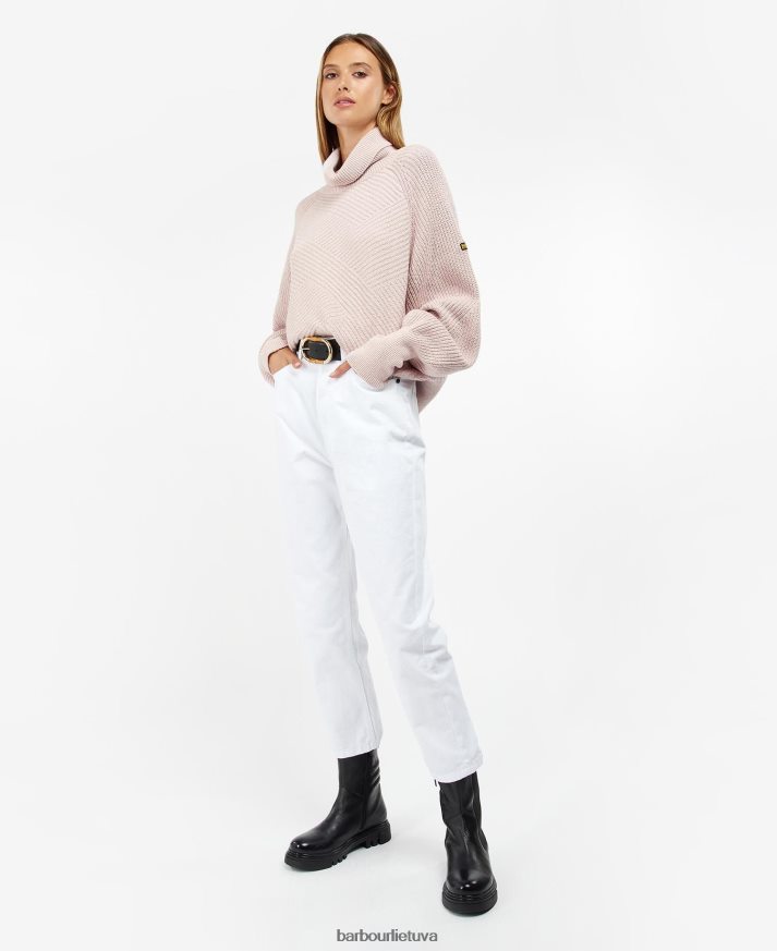 apranga Barbour Claremont trikotažas rožinis molis moterys 6F6D801957