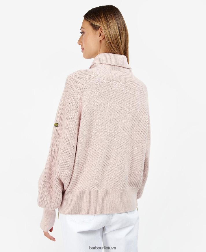 apranga Barbour Claremont trikotažas rožinis molis moterys 6F6D801957