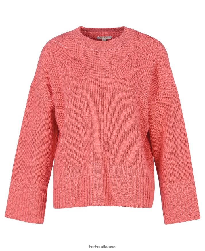 apranga Barbour koraline megztas megztinis rožinis punšas moterys 6F6D801966