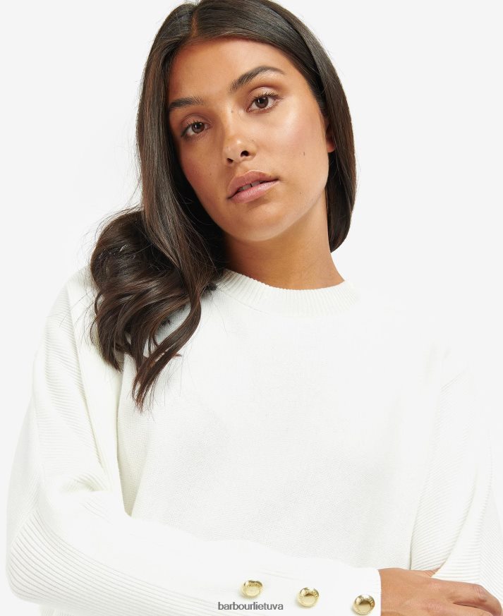 apranga Barbour kubicano džemperis vidurnakčio žalia moterys 6F6D801964