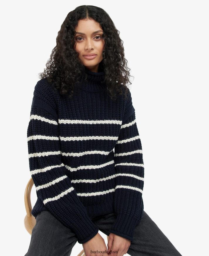 apranga Barbour lunano mezginys jūrinė juostelė moterys 6F6D801956