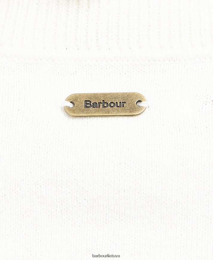 apranga Barbour viržių megztas megztinis beveik baltas moterys 6F6D801925