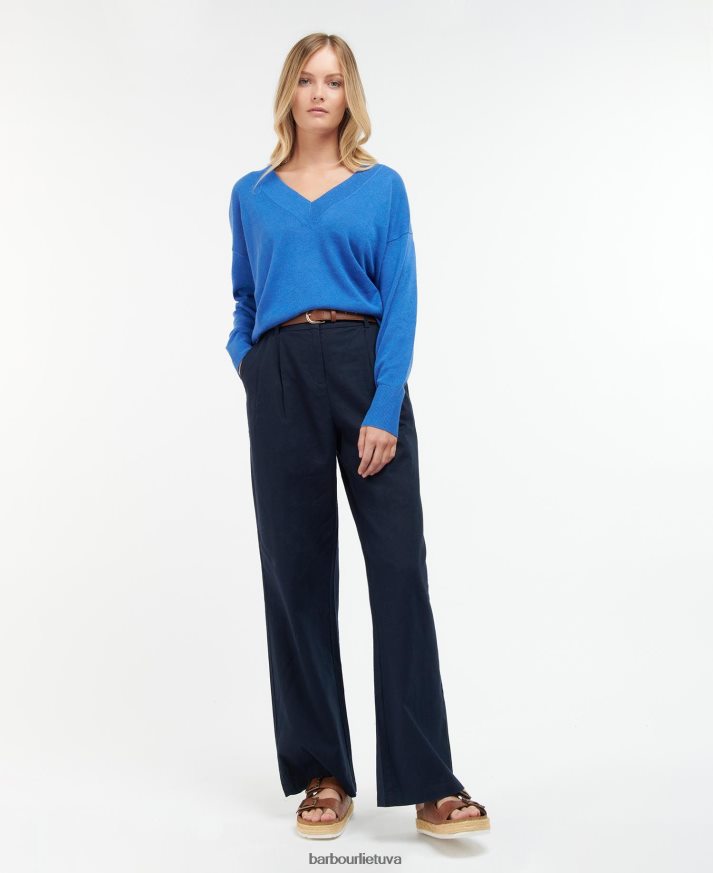 apranga Barbour vonios vartų mezginys mėlynas varpelis moterys 6F6D801935