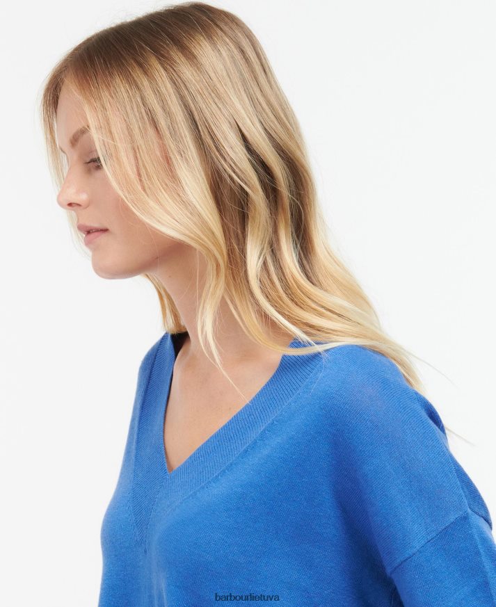 apranga Barbour vonios vartų mezginys mėlynas varpelis moterys 6F6D801935