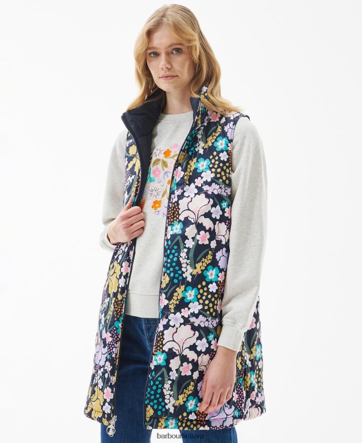 apranga Barbour akanto apverčiama liemenė olivino/botanikos stebuklo spaudinys moterys 6F6D801545