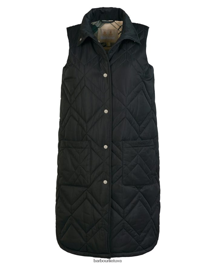 apranga Barbour dio gilet lt gelsvos spalvos/senovinis paparčio tartanas moterys 6F6D801581