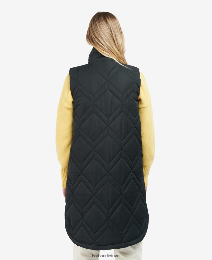 apranga Barbour dio gilet lt gelsvos spalvos/senovinis paparčio tartanas moterys 6F6D801581