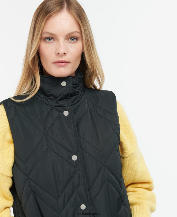 apranga Barbour dio gilet lt gelsvos spalvos/senovinis paparčio tartanas moterys 6F6D801581